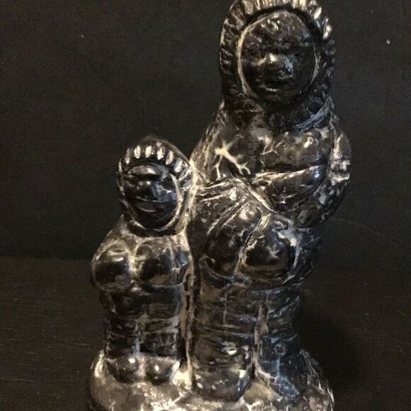 Inuit carving original soapstone carvings byAl Wolf - Picture 2 of 6